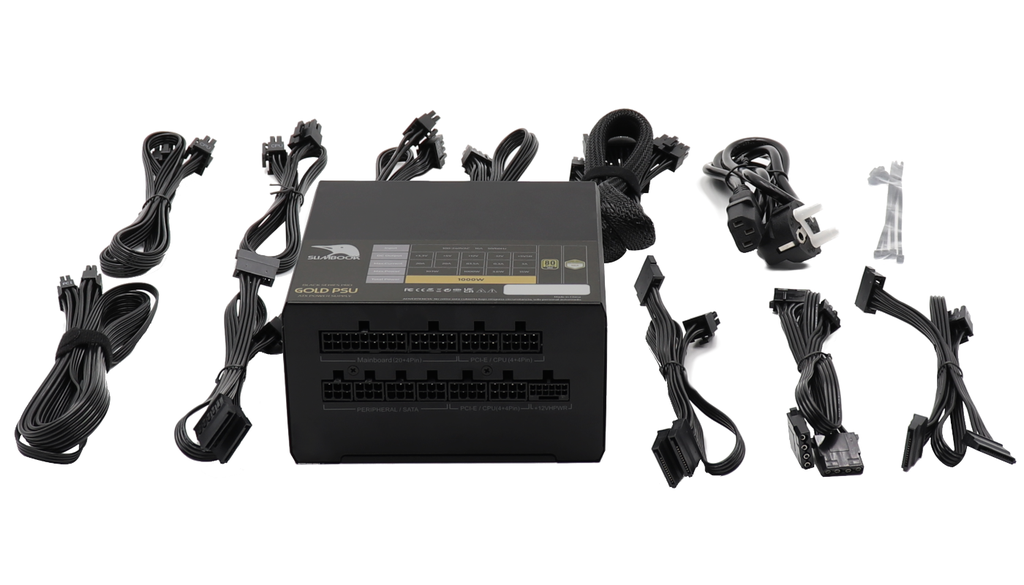 Fuente 1000W BLACK PRO ATX 3.1 PCIE 5.1 GOLD 80 PLUS