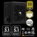 Fuente 1000W BLACK PRO ATX 3.1 PCIE 5.1 GOLD 80 PLUS