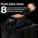 COOLTOP 1280: disipador 8 heatpipes y 2 ventiladores 12cm