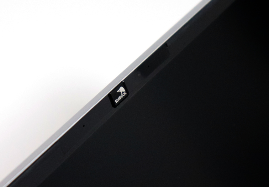 Webcam-cover de aluminio negro