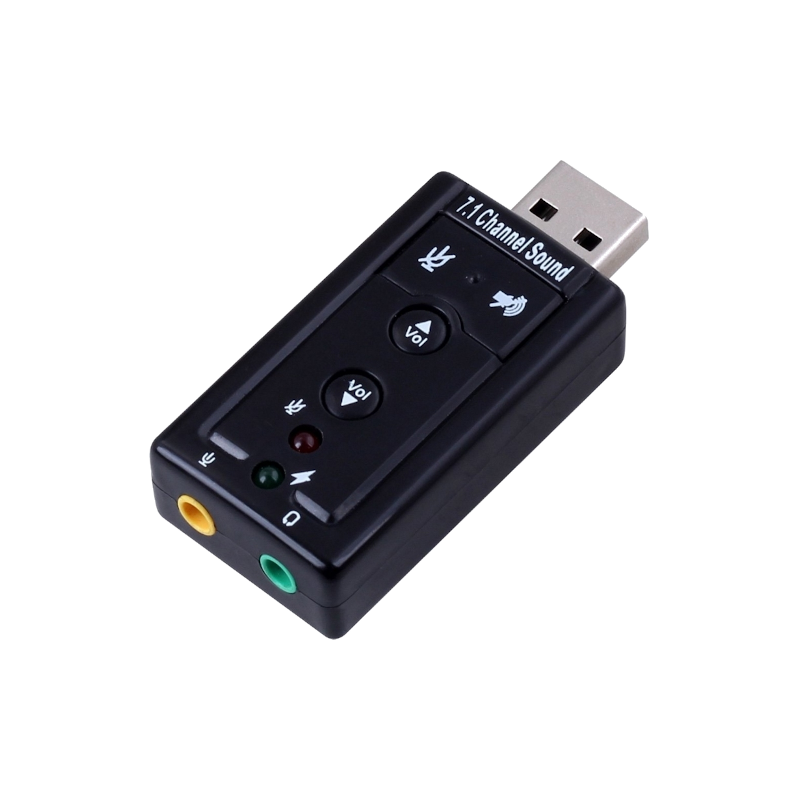 Tarjeta de sonido USB 7.1