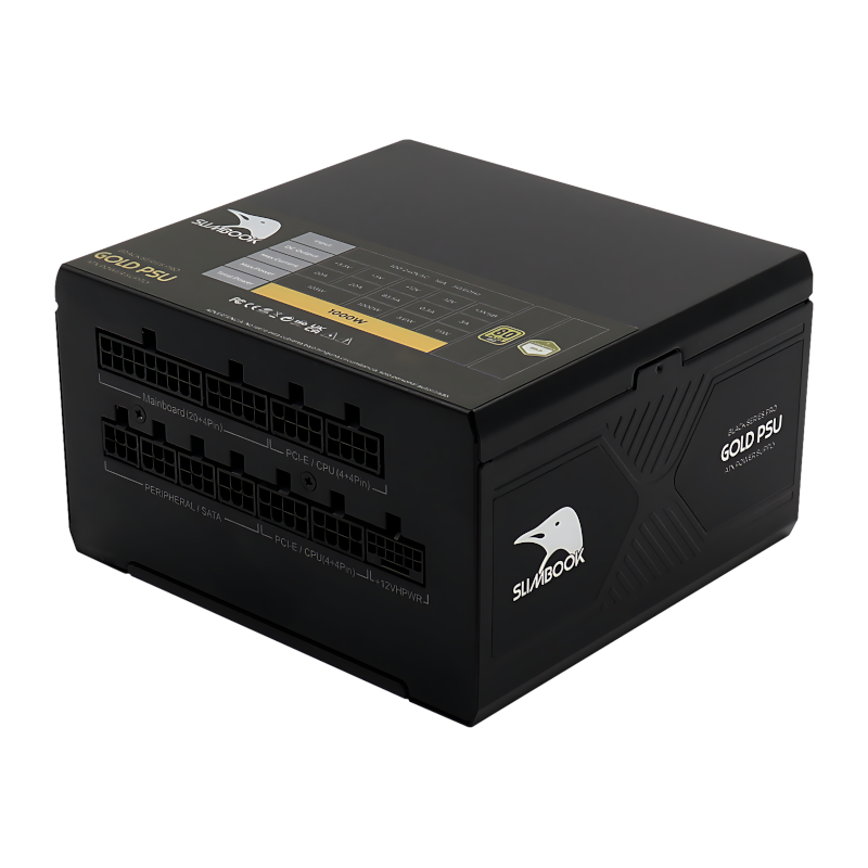 1000W BLACK PRO GOLD modular PSU ATX3.1 80 PLUS
