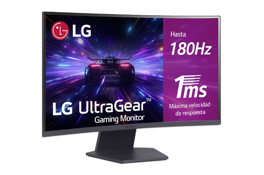 Monitor LG UltraGear de 27" Gaming QHD Curvo de 180Hz
