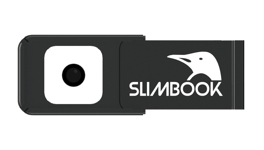 Webcam-cover de aluminio negro