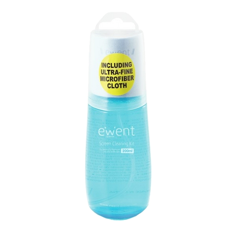 Spray de limpieza 200ml + gamuza para pantallas
