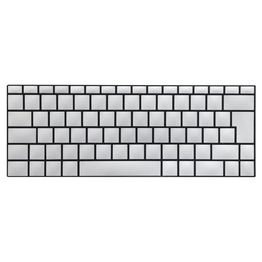 [TECLADO-ISO-PLATA-PROX14] Keyborad ISO Silver (ProX 14)
