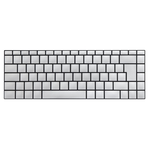 [TECLADO-ISO-PLATA-PROX15] Teclado ISO Plateado (ProX 15)
